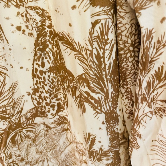 Scandal Wide Legged Patterned Boho Pants - Picture 4 of 4